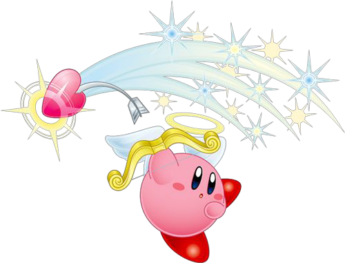 Cupid - Kirby: Squeak Squad (500x381)