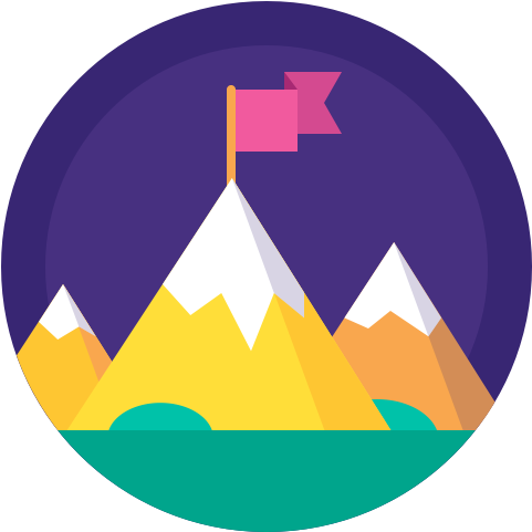 Short Term Training Solution - Mountain Flag Png (512x512)