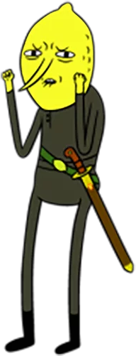 Adventure Time Lemon Sticker (512x512)