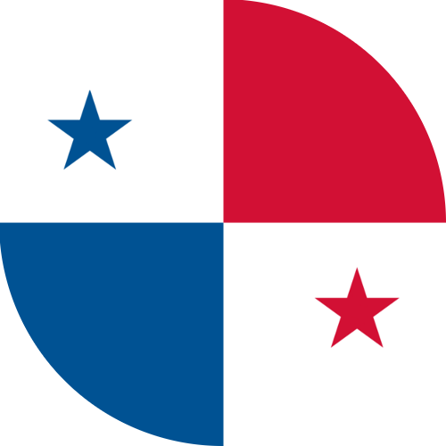 Drapeau Panama Rond (500x500)