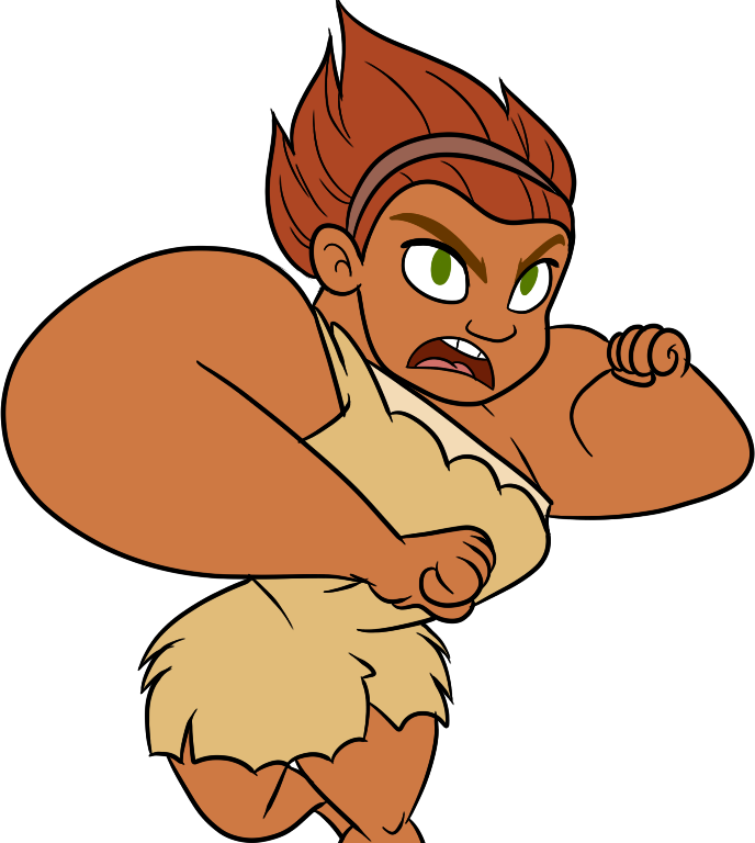 Buff Ugga Vector 11 - Cartoon (688x768)