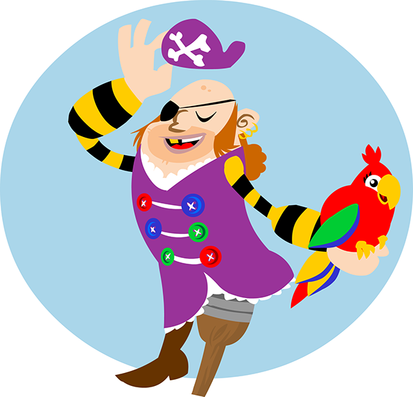 Captain Billy Button - Cartoon (600x577)