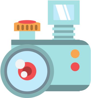 Camera Photography Icon Design - 卡通 彩虹 (550x550)