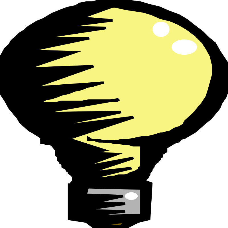 Clip Arts Related To - Light Public Domain Free Clip Art (800x800)