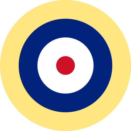 Raf Roundel - Circle (500x500)