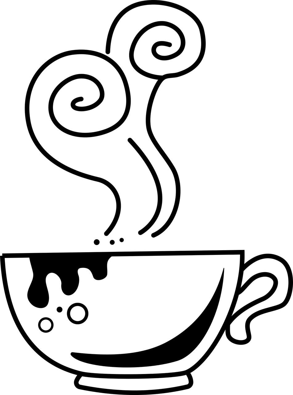 Medium Image - Hand Drawn Coffee Png (951x1280)
