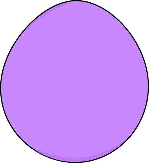 Purple Easter Egg - Purple Easter Egg Clipart (504x550)