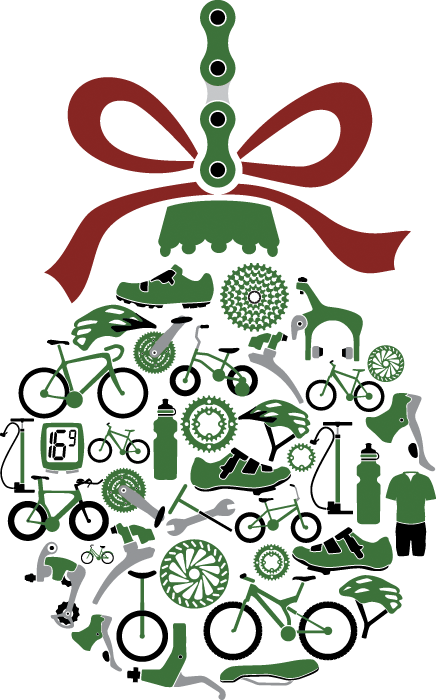 Bicycle Ornament - Cycling (436x700)
