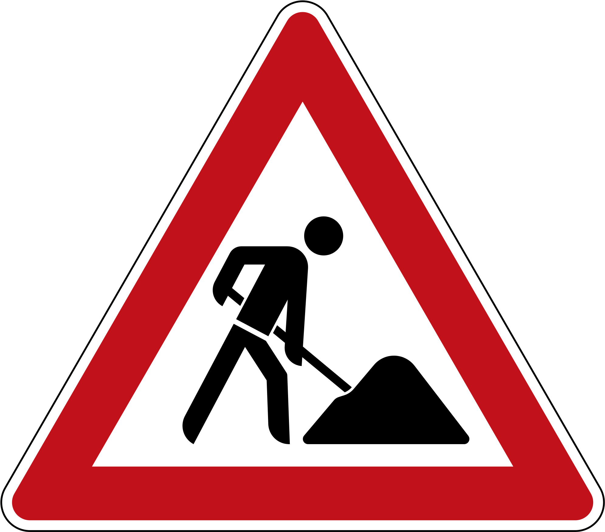 Open Simulation Interface/osi Trafficsign - Verkeersbord J21 (2000x1760)