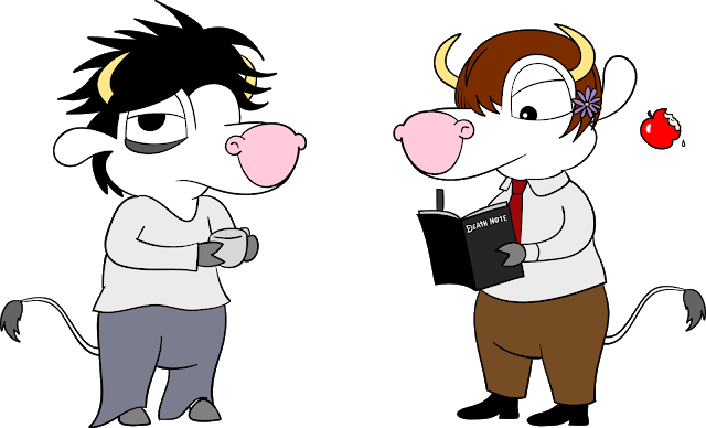 Cowsplay - Death Note - Cartoon (640x388)