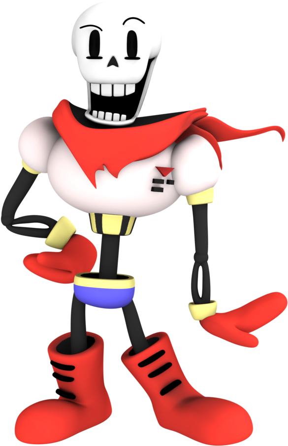 Papyrus - Sans And Papyrus Models (1024x1024)