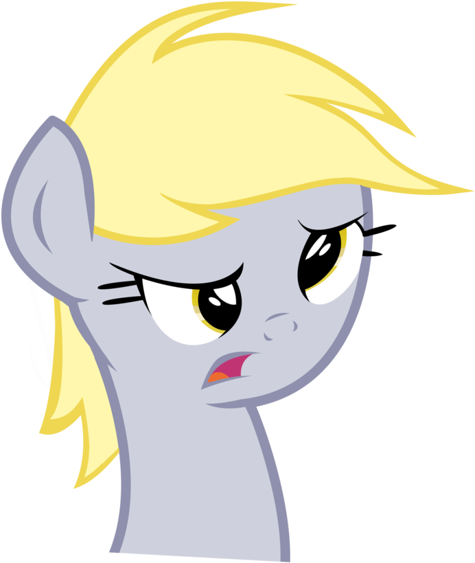 Derpy Expression ( Puzzled ) By Kuren247 - Cartoon (795x1004)