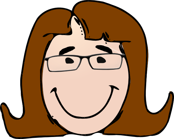 Lady Clip Art (600x479)