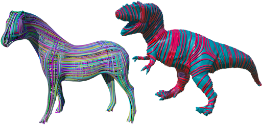 For Geometry Processing - Animal Figure (512x256)