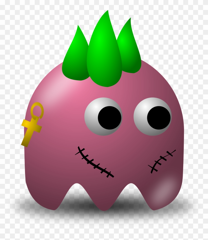 Light Pink Cross Clip Art - Pacman #1327