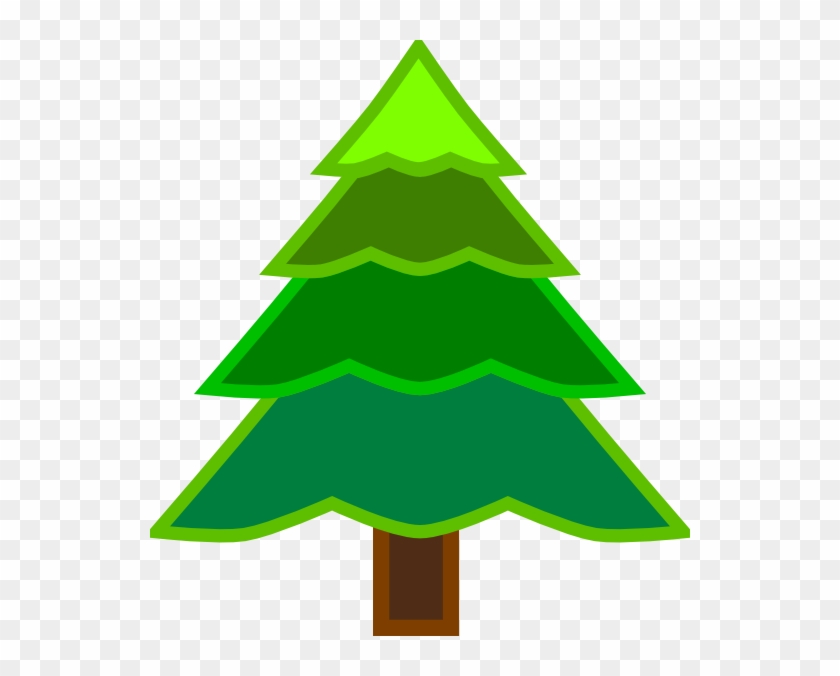 4 Layer Green Fir Tree Clip Art At Clker - クリスマス ツリー イラスト フリー #2074