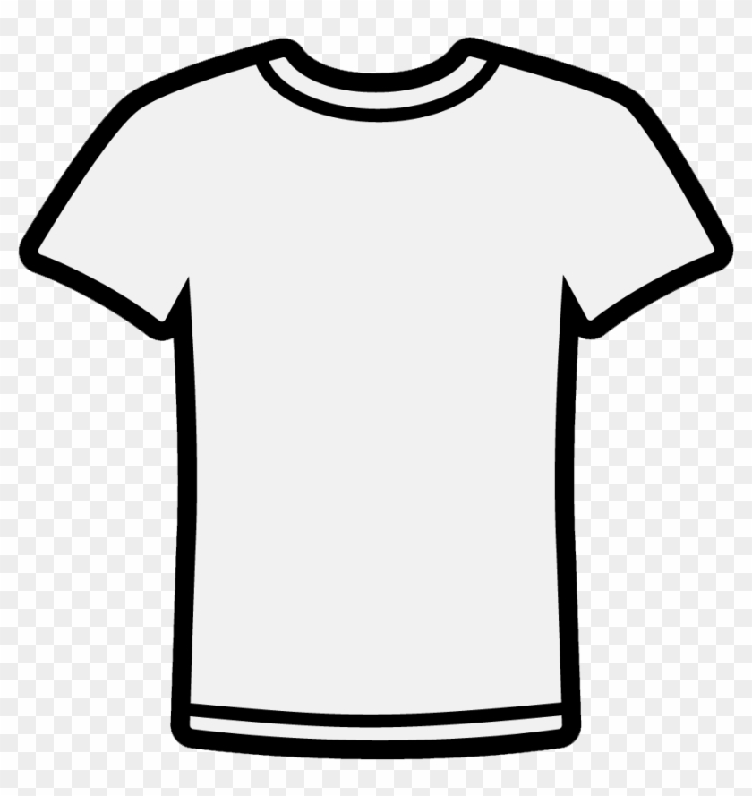 T Shirt Clipart Black And White #2247