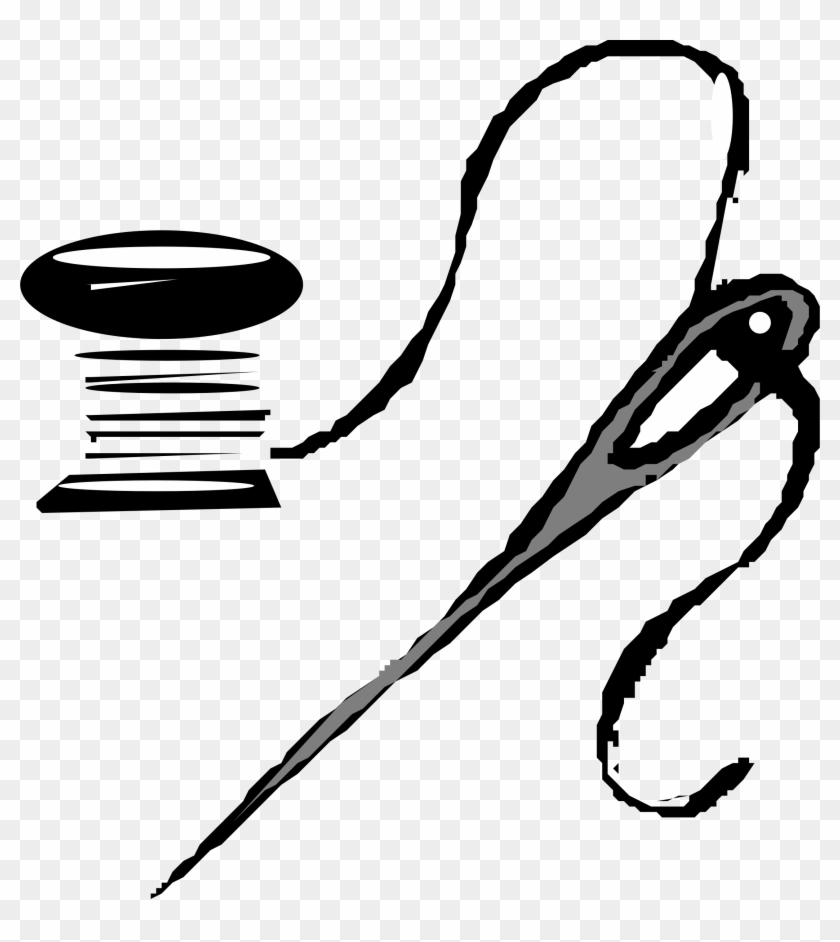 Big Image - Needle And Thread Clip Art #2468