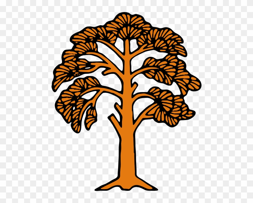 Free Vector Silhouette Of A Tree Clip Art - Free Vector Silhouette Of A Tree Clip Art #265