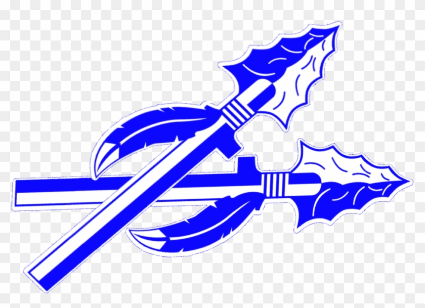 Blue Spear Crossing Free Images At Clker Com Vector - 17" Florida State Seminoles Metal Wall Art #2871