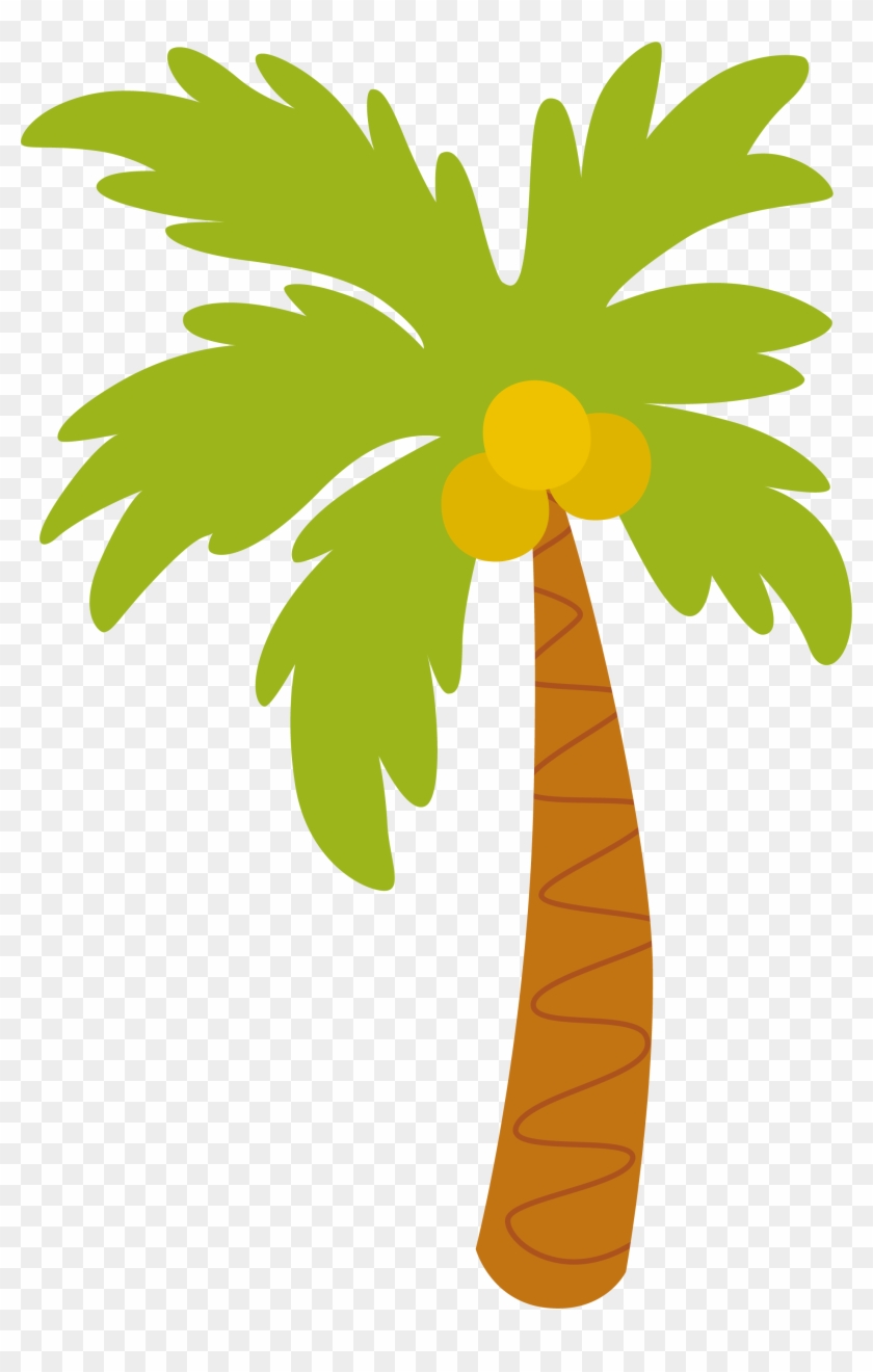 Palm Tree Clip Art, And More Hawaiian Aloha Tropical - Coqueirinho Desenho #3024