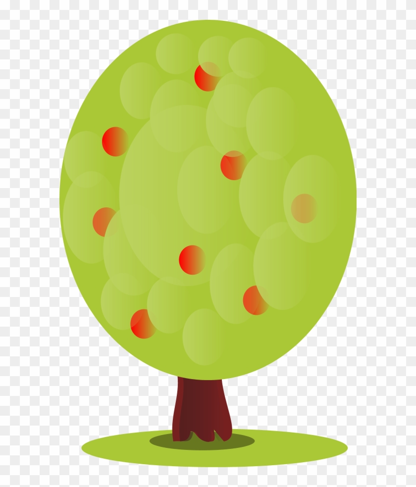 Lemon Tree Clipart - ภาพ วาด ผล แอปเปิล การ์ตูน น่า รัก #3159