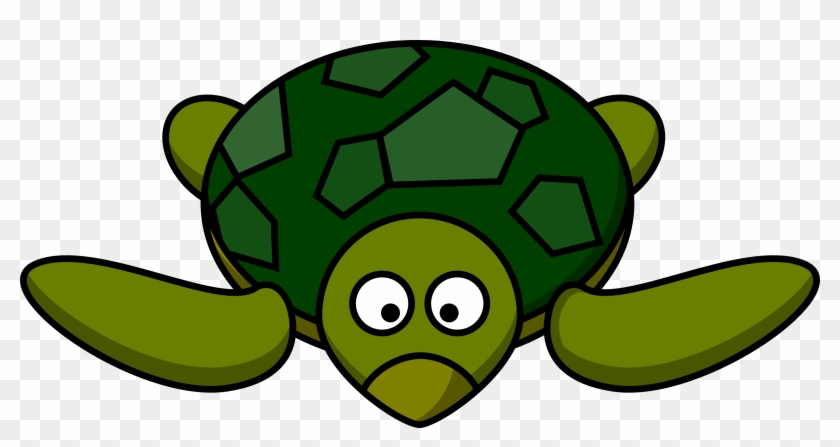 Clipart Cartoon Turtle - Sea Turtle Clipart #3255