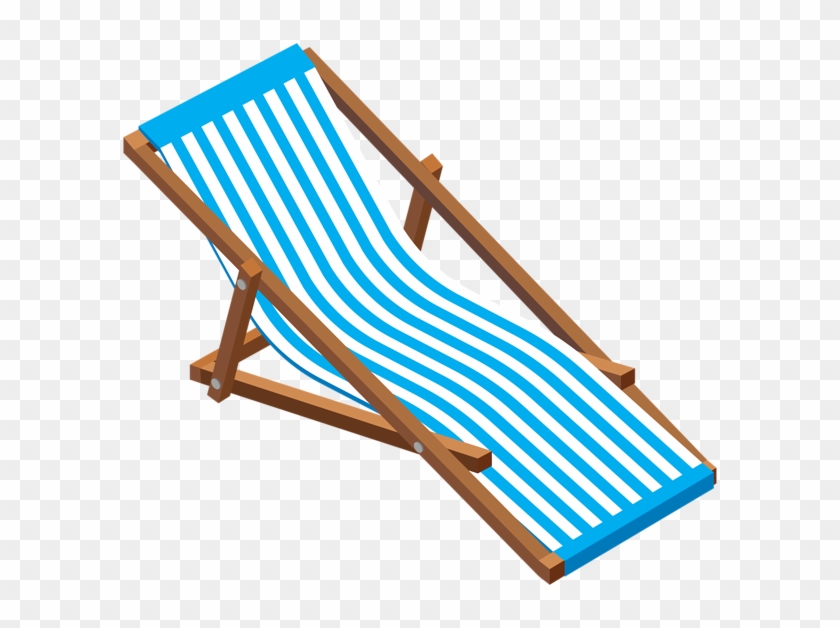 Transparent Beach Lounge Chair Clip Art Image - Lounge Chair Clipart #3403