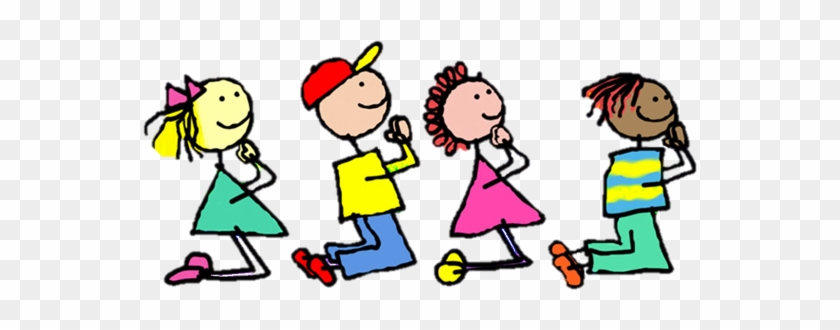Group Prayer Cliparts - Children Praying Clipart #3415
