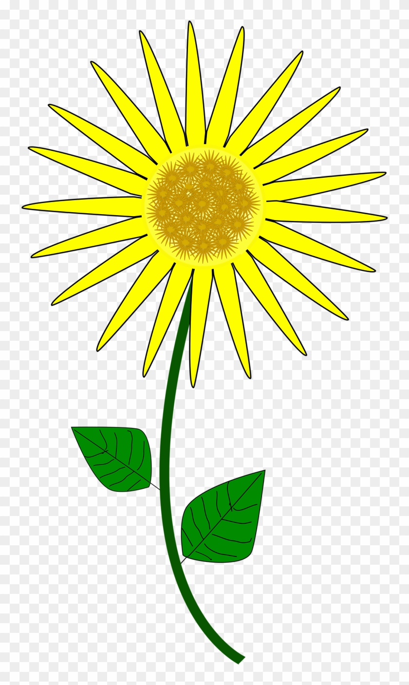 Sunflower Clip Art 2 Clipartbold - Sunflower Cartoon #3607