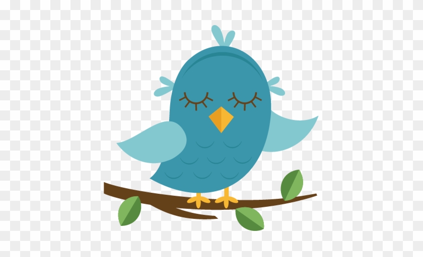Bird In Tree Svg Scrapbook Cut File Cute Clipart Files - Scalable Vector Graphics #3674