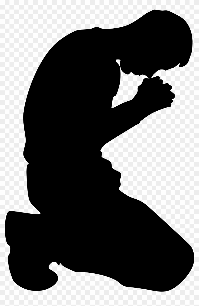 Png Kneeling Transparent Kneeling - Man Kneeling Silhouette #4482