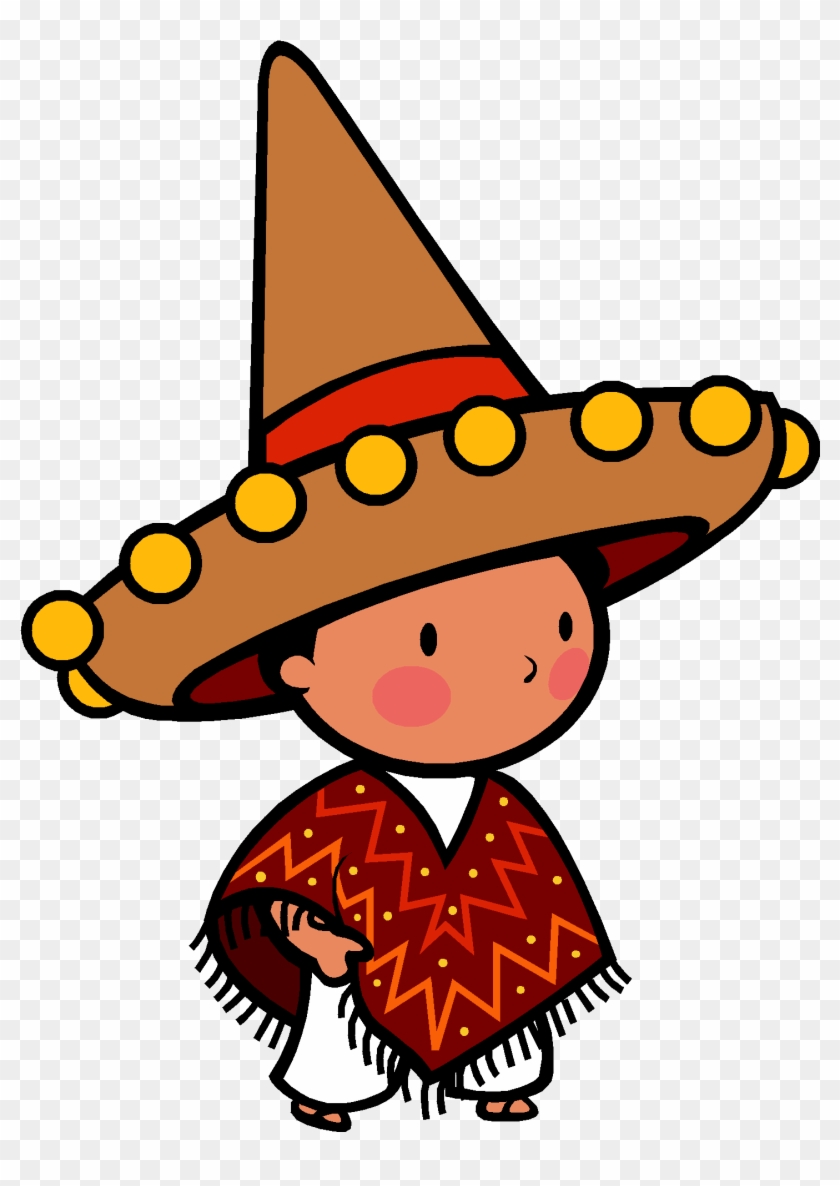 May Clip Art - Mexican Boy Clip Art #4943