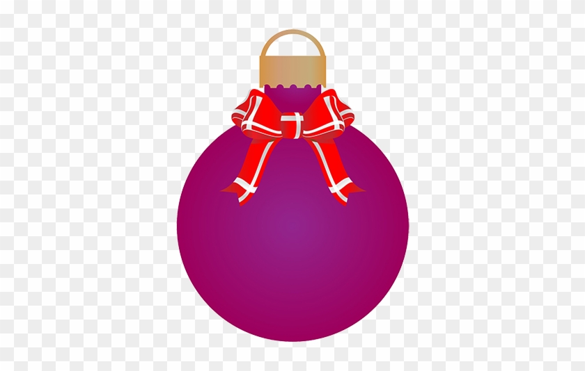 Silver Christmas Bauble - Clip Art Christmas Bauble #5465