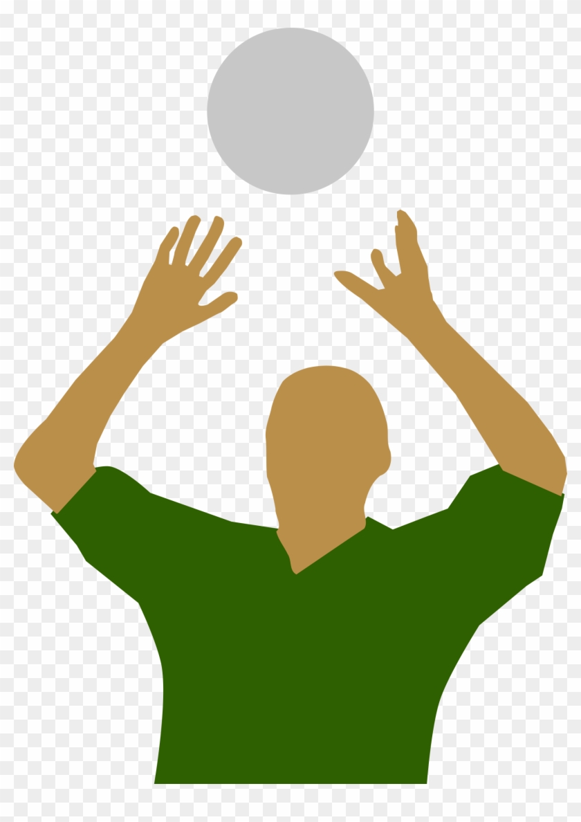 Volley Ball Clipart Wallpaper Images - Catching The Ball In Handball #5543