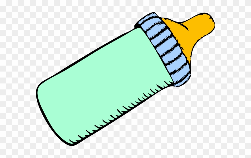 Baby Bottle Clipart Ba Bottle Clip Art At Clker Vector - Baby Bottle Line Clip Art #5625