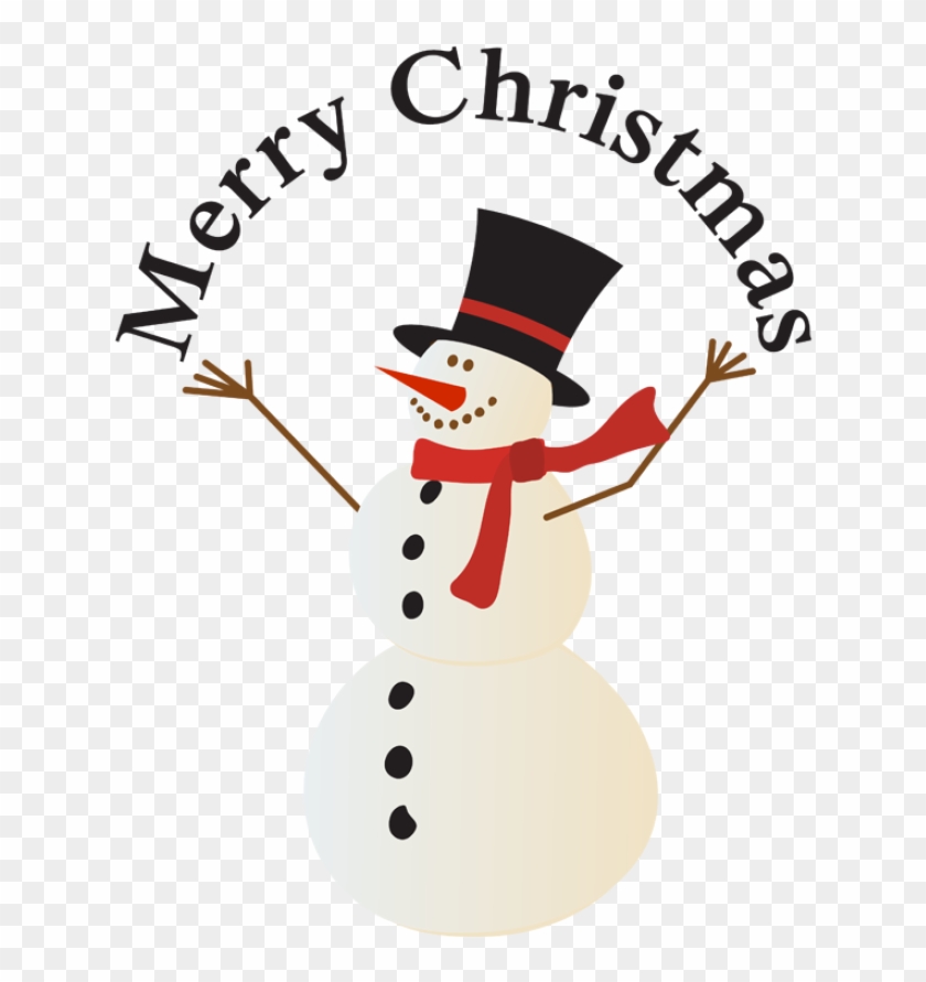 Merry Christmas Snowman Clipart - Merry Christmas Snowman Clipart #5749