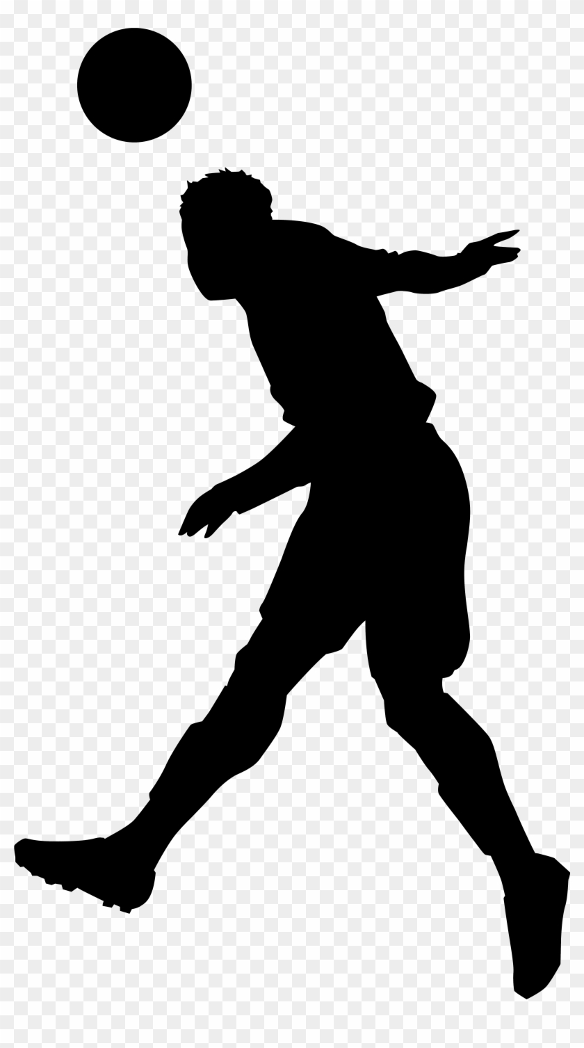 Footballer Silhouette Png Clip Art Imageu200b Gallery - Soccer Player Silhouette Png #6334