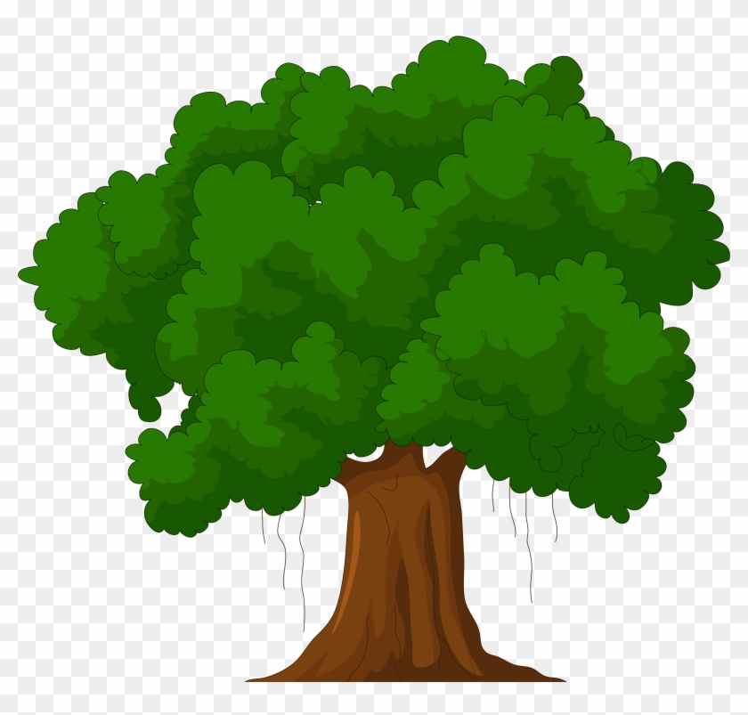 Cartoon Green Tree Png Clipart - Green Tree Cartoon #709