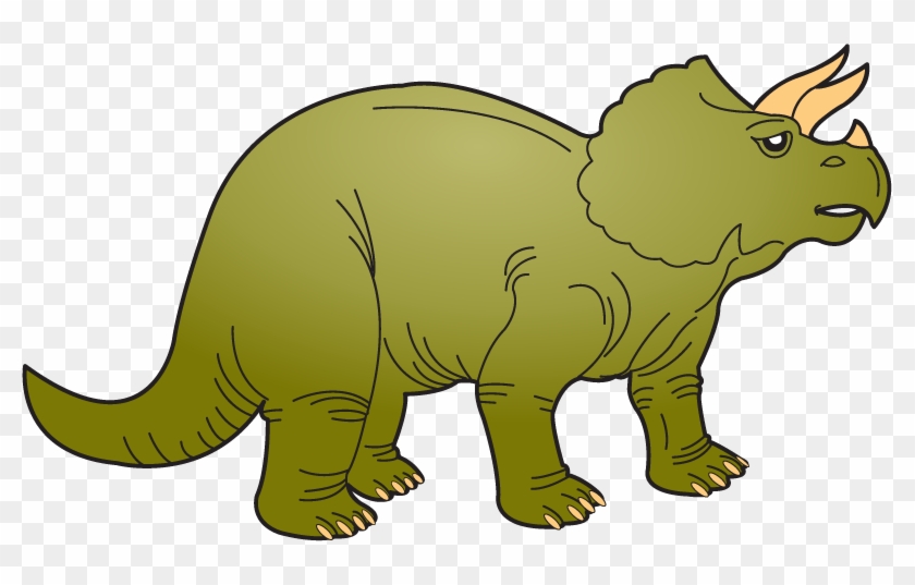 Triceratops Clipart - Color Is A Triceratops #7172