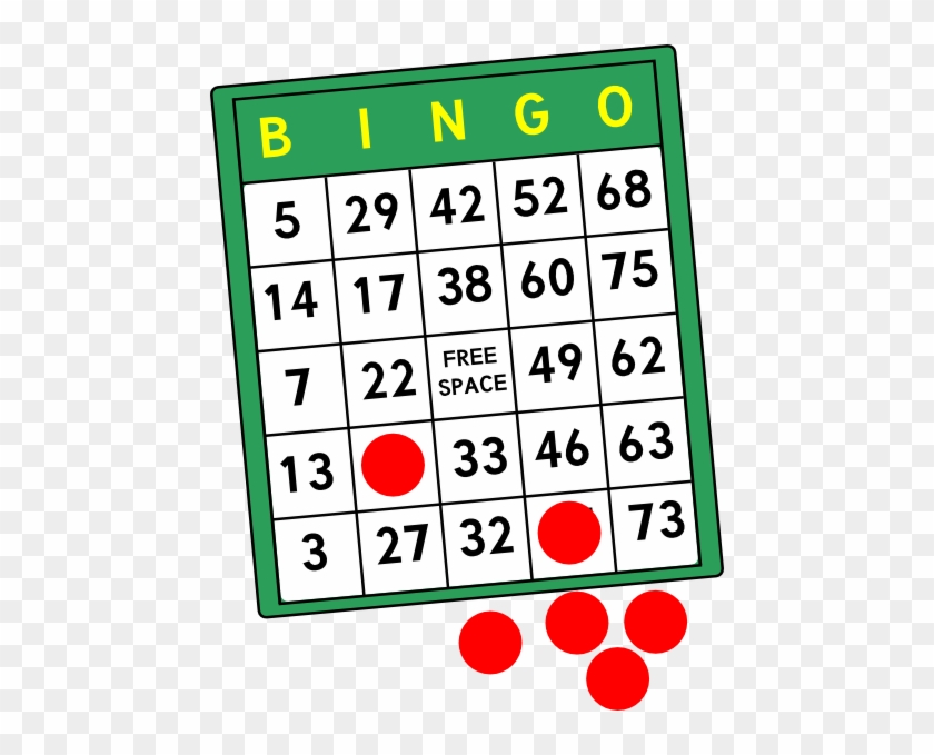 Bingo Cards Clip Art At Clker - Bingo Clipart Free #8185