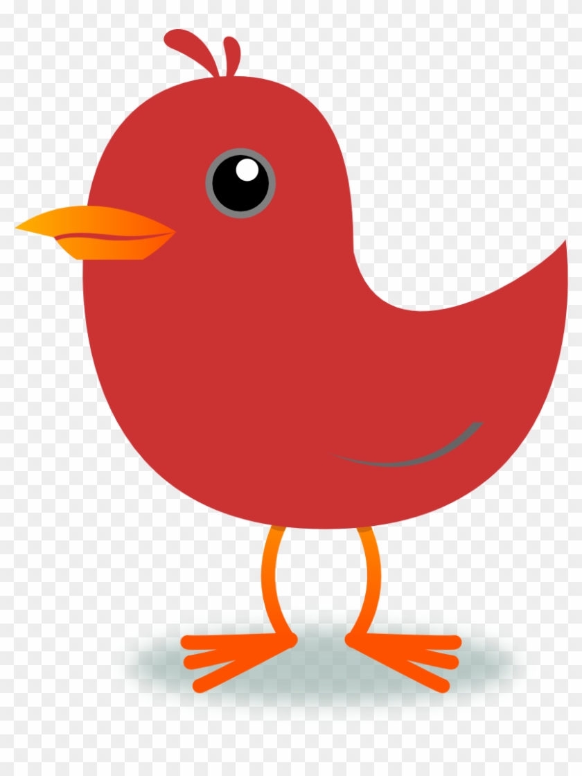 Purple Bird Clip Art At Vector Clip Art Online Image - Red Bird Clipart #8391