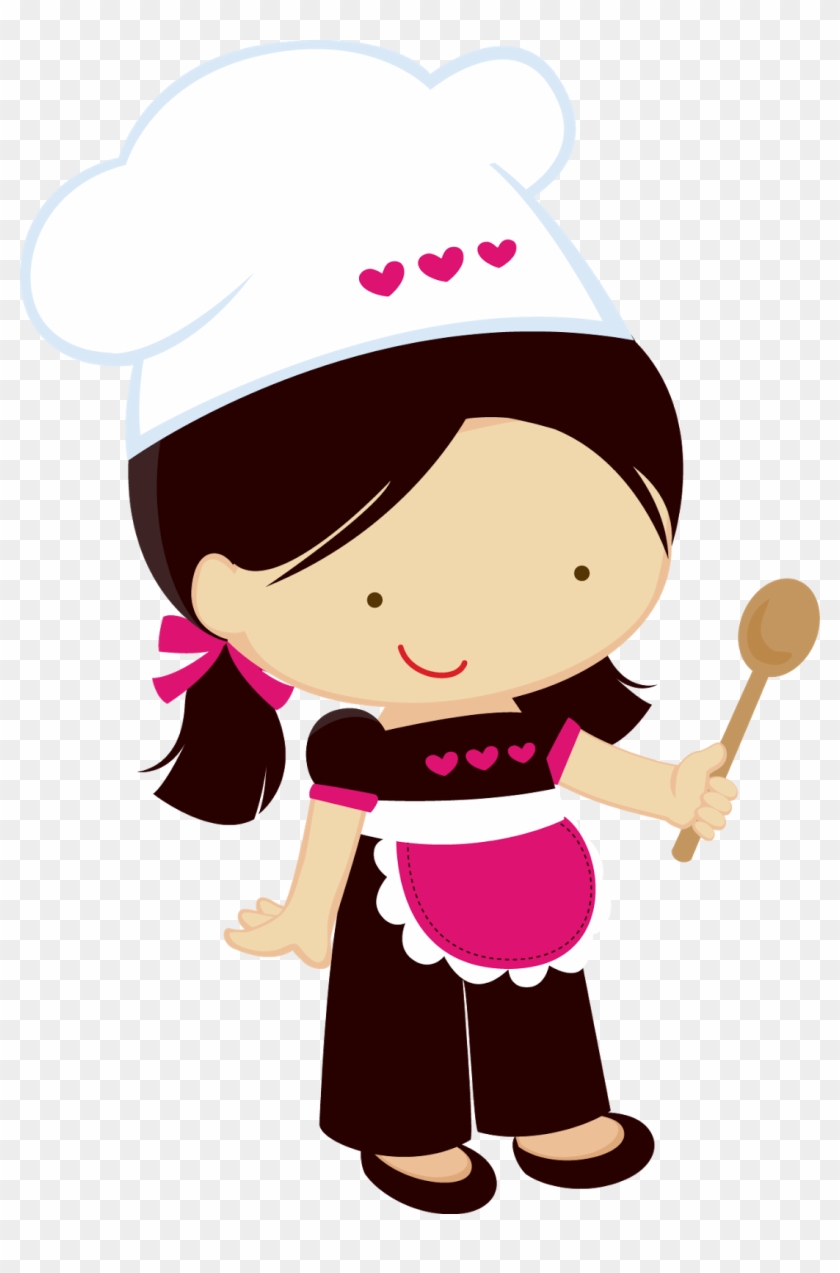 Girl Chef Clipart Clipart Collection Cooking Woman - Desenho De Boneca Cozinheira #8534