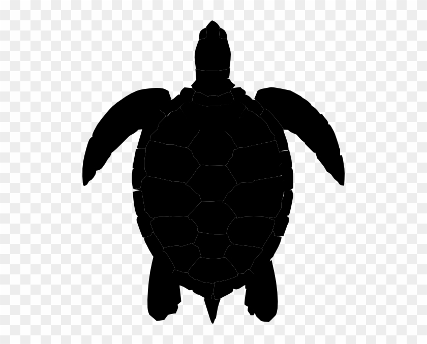 Plum Sea Turtle Clip Art At Vector Clip Art - Silhouette Of A Turtle #8631