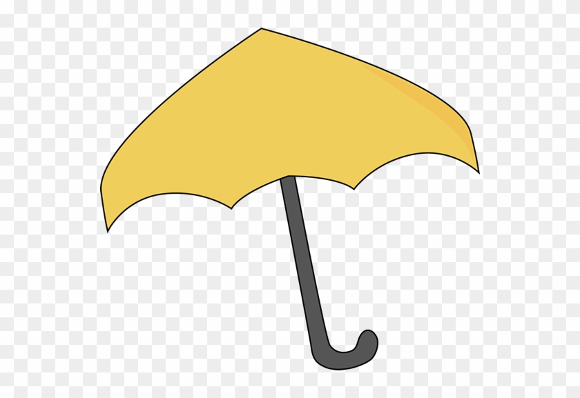 Yellow Umbrella - Yellow Umbrella Clip Art #8643