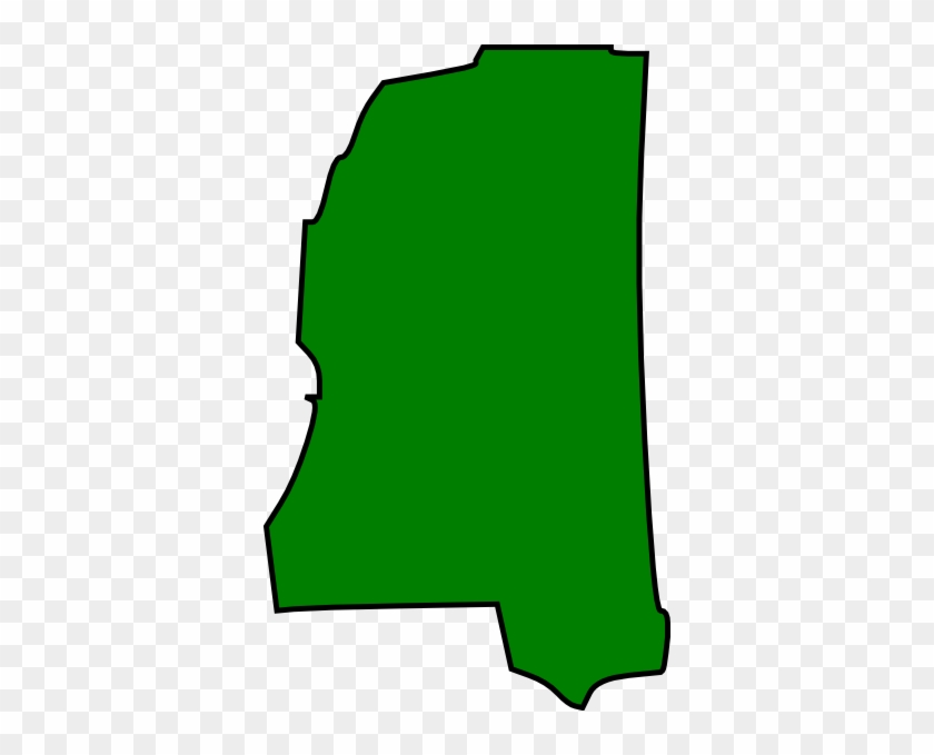 Mississippi Clip Art At Clker - Mississippi State Map Outline #9419