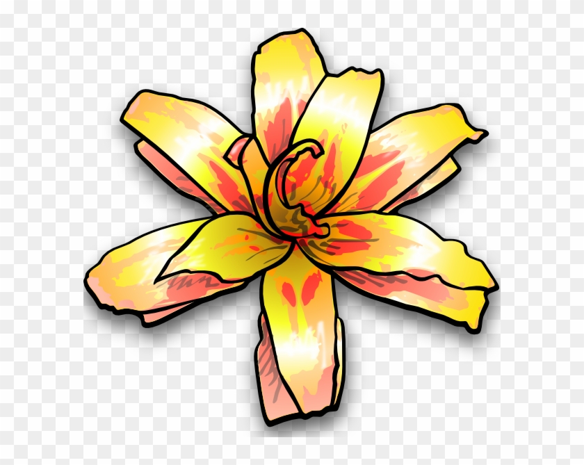 Yellow Flower Clip Art #9790