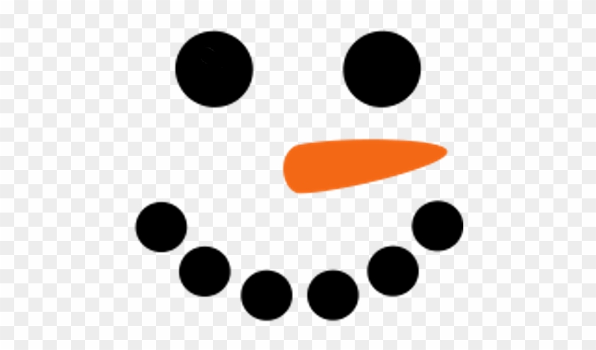 Snowman Face Clipart - Circle #10260