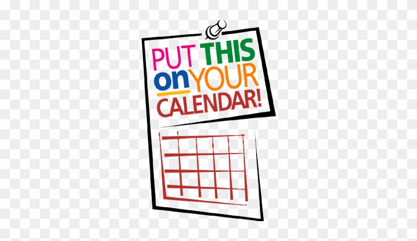 Mark Your Calendar Clip Art - Save The Date Notice #10270