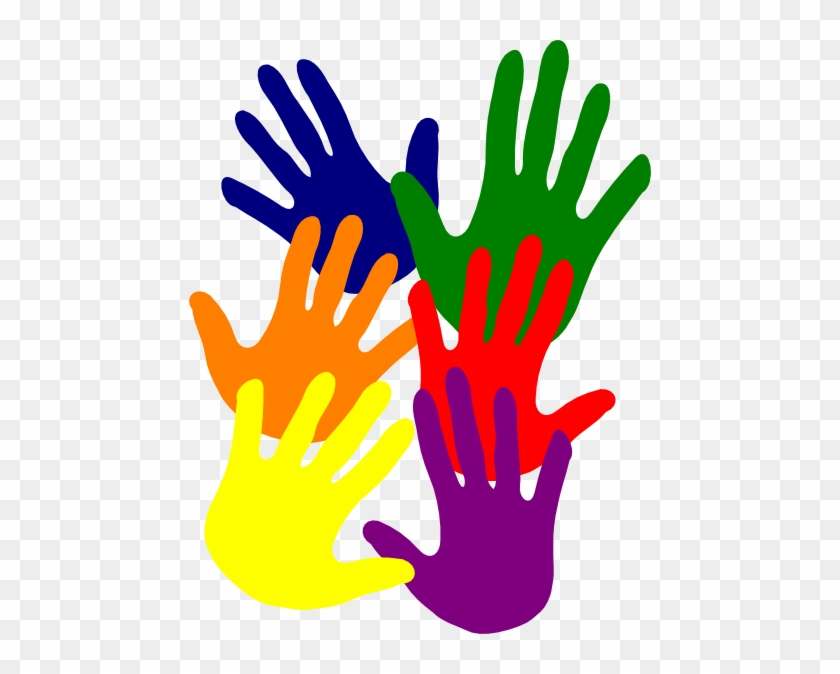 Resources - Colorful Hands Clipart Png #10381